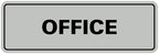 Signs ByLITA Standard Office Sign - Professional Business Signage - Easy to Install (Lt Gray) - Small 1 Pack