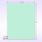 NextDayLabels - Pack of 500 Sheets 8-1/2" x 11" Letter Size CFB NCR (Carbon-Less) Paper, for Laser or Ink Jet Printer (Green CFB)