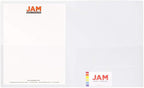 JAM PAPER Plastic Light Weight Flexible Two Pocket Presentation Folders - Clear - 6/Pack
