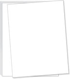 NextDayLabels 100 lb White Cover Cardstock - 50 Pack 8.5" x 11" Heavyweight Cover Paper (270 gsm) - Smooth Finish - Letter Size for Printing, Crafts, Invitations, Menus & More - Made in USA