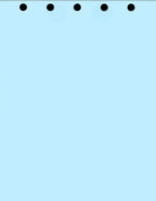 Limited Papers(TM) Writing and Copy Paper, Variation of Colors 8.5" x 11", 5 Hole Top-Punched, 20 Pound Text, 500 Sheets Per Ream. (2500, Blue)