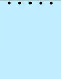 Limited Papers(TM) Writing and Copy Paper, Variation of Colors 8.5" x 11", 5 Hole Top-Punched, 20 Pound Text, 500 Sheets Per Ream. (500, Turquoise)