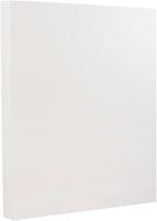 JAM PAPER Strathmore 28lb Paper - 105 gsm - 8.5 x 11 - Bright White Wove - 500 Sheets/Ream