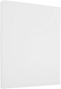 JAM PAPER Strathmore 24lb Paper - 90 gsm - 8.5 x 11 - Bright White Linen - 500 Sheets/Ream