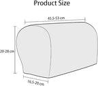 Chaexii Premium Polyester Sofa Arm Cover, Scratch Resistant Protector Covers, Washable, Elastic Armrest Covers for Square/Curved/Sloping Couch Armrests, 2Pcs (Mint Green)