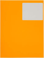 JAM PAPER Shipping Address Labels - Large - 3 1/3 x 4 - Neon Fluorescent Orange - 120/Pack