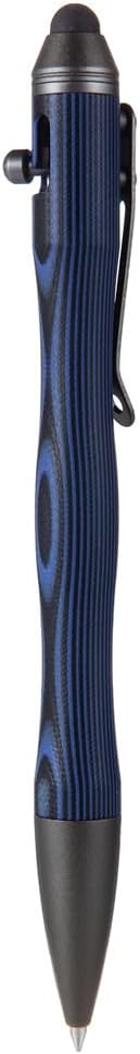 Cool Hand 5.7'' Bolt Action Pens, EDC Ballpoint Ink Refillable, Stylus for Touch Screen, G10 Body w/Pocket Clip, Ergonomic Grip, with a Free Refill, 5375-N