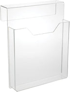 Deluxe Clear Acrylic Cubicle Sign Holder, Name Plates, & File Holders