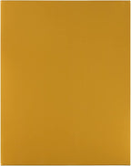 JAM PAPER Laminated Two Pocket Glossy School Folders - Letter Size - High Gloss Gold - Bulk 50/Box