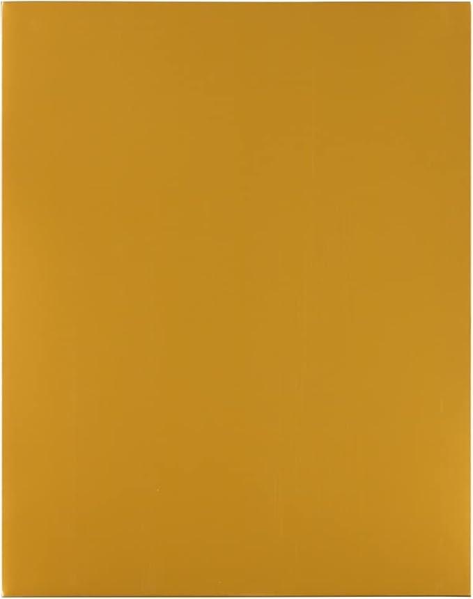 JAM PAPER Laminated Two Pocket Glossy School Folders - Letter Size - High Gloss Gold - Bulk 50/Box