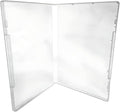 CheckOutStore Plastic Storage Cases - Clear Rubber Stamp Storage Cases, 1/2" Spine, 10 Pack