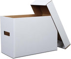 ANDPLAY 3 PCS Comic Book Storage Comic Book Box Holds 150-175 Comics Collapsible and Stackable Comic Short Box Moistureproof Comic Box Stackable Archival Cardboard