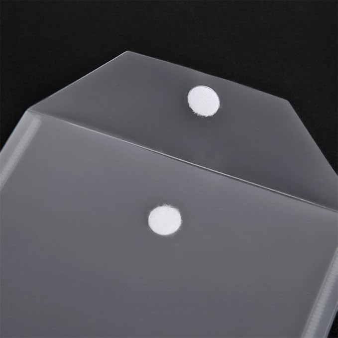 20Pcs/set Large Size Dies & Stamp Storage Bags and Soft Rubber Magnetic Sheets for Die Cuts Resealable Magic Sticker Storage Pockets Organize Envelop Pockets Magnetic Sheets for Collets Cutting Dies