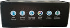 LED Puck Lights with Remote Battery Operated Under Cabinet Lighting Wireless Stick on Lights Color Changing Timer Tap Lights for Cabinets Shelves Closets Display Case - 6Pack Black