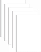 (5-Pack) 11" x 17" Blank Print Paper, 225Sheets/450Pages Blank Loose-Leaf Paper, Ledger Size Printing in Office, 100gsm Blank Paper