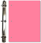 Copy And Printing Color Paper, 20 Lb. 3 Hole Punch 500 Sheets Per Ream. (Cherry)