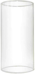 Sunwo Glass Shade Straight Cylinder Glass Lamp Shade Replacement with Multiple Effects (3 IN x 6 IN Clear Straight Cylinder)