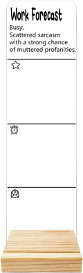 Monitor Memo Board Computer Monitor Memo Board Sarcasm Decor Acrylic for Computer Monitors with Removable Design Office Desk Accessories 12.6X 3.15 x 0.2 inches