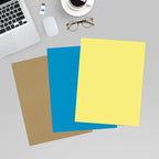 LUXPaper 8.5" x 11" Paper | Letter Size | Pastel Canary Yellow | 60lb. Text | 500 Qty
