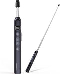 Norwii N21 Bluetooth Presentation Clicker with Telescopic Teaching Pointer, Presentation Remote with Retractable Stick for PowerPiont, Wireless Presenter, Slide Advancer (Black - Green Pointer)