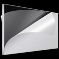 Roowest 1 Pcs 24 x 48 Inch, 1/2 Inch Thick Clear Acrylic Plexiglass Sheets Transparent Plastic Panels Sheets Cut to Size Cast Acrylic Board Panel with Protective Film for Craft DIY Project Sign Frame