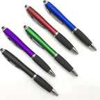 HEYZARDA Personalized Pens with Name Text Icon Logo Engraved for Business Office Custom Ballpoint Pen 50 100 Pcs Optional, Blue