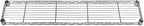Shelving Inc. 8" d x 42" w Chrome Wire Shelving with 3 Tier Shelves, Weight Capacity 800lbs Per Shelf