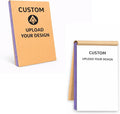 Custom Carbonless Invoice Book with Logo, Personalized Cover & Inner Pages, 2 Part NCR Receipt & Work Order Forms, Easy Tear, Writing Shield for Small Business (Upload Your Design, 10.24 * 7.48INCH)