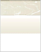 Compuchecks Check on Top Blank Check Paper - 100 Pack, Quick-Books & Laser Printer Compatible - Security Business Checks with Voucher - 8.5" x 11" Gold Marble