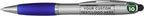 DISCOUNT PROMOS Custom Stylus Ballpoint Pens Set of 10, Personalized Bulk Pack - Black Ink, Great for Office, School, Business, Tradeshows, Events - Blue