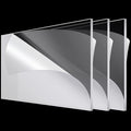 Roowest 3 Pcs 24'' x 36'', 1/8 Inch Thick Clear Acrylic Sheet Panels Transparent Cast Sheet Plastic Panels with Protective Film Cut to Size Cast Acrylic Board for Craft DIY Projects