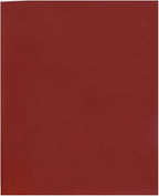 JAM PAPER Laminated Two Pocket Glossy School Folders - Letter Size - High Gloss Maroon Red - Bulk 25/Pack