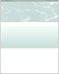 Compuchecks Check on Top Blank Check Paper - 2500 Pack, Quick-Books & Laser Printer Compatible - Security Business Checks with Voucher - 8.5" x 11" Green Marble