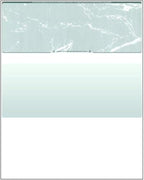 Compuchecks Check on Top Blank Check Paper - 2500 Pack, Quick-Books & Laser Printer Compatible - Security Business Checks with Voucher - 8.5" x 11" Green Marble