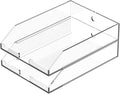 EXPUTRAN (2pcs Pack) Stackable Clear Acrylic Paper Trays, Desk File Organizer, A4 Paper Holder, Letter Tray