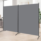 Room Divider 2 Panel Large Privacy Screens, 142''x72''H Upgraded Room Divider Wall for Room Partitions, Tall 6FT Partition Room Dividers Screen Panel for Bedroom Office School, Portable Partition Wall
