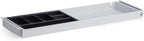 PERFECT POSTURE Under Desk Storage Drawer With Lock – Slim Pen & Pencil Drawer for Regular & Sit-Stand Standing Desks, White (33” x 9.4”)