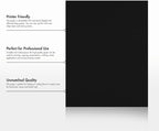 LUXPaper 8.5" x 11" Paper | Letter Size | Midnight Black | 28lb. (80lb. Text) | 250 Qty