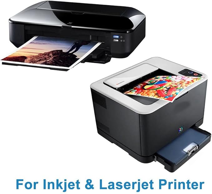 Uinkit 100 Sheets Matte Presentation tabloid paper 11x17 matte Double Sided 37lb Brochure Photo Paper 6.5Mil for laser and Inkjet Printers