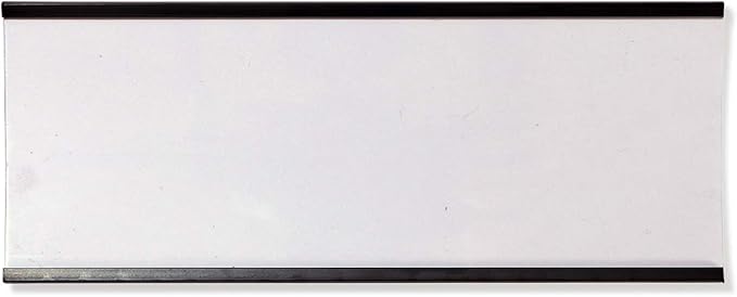SmartSign Magnetic 'C' Channel Label Holders | 2.5" x 6" Pack of 10