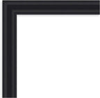 Amanti Art Black Framed Magnetic Board 16x16 X-Small Vision Board for use with Magnets, 100% Metal Sheet to Display Items as Office Decor or for Home Organization in mudroom, Kitchen or Kids Room