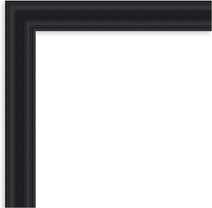 Amanti Art Black Framed Magnetic Board 22x28 Medium Vision Board for use with Magnets, 100% Metal Sheet to Display Items as Office Decor or for Home Organization in mudroom, Kitchen or Kids Room