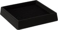 4X4 Rubber Caster Cups, Non Slip Furniture Pads, Anti-Slip Gripper, Anti Skid Furniture Feet, Anti Slide Floor Protector for Bed Couch Stoppers (8 Pack, Black)