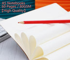 24 Pack Kraft Notebook Journals for Travelers, Students and Office, Writing Diary Subject Notebooks Planner with Thick Paper, 60 Pages, 30 Sheets, 8.3x5.5 inch, A5 Size, Travel Journal Set.(Blank)
