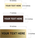 Basic Custom Personalizable Wall or Door Sign | Your Custom Message | Enter Your Text | Easy to Install Comes With Strong 2 Sided Foam Tape | Business and Property Signs | Made in the USA