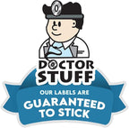 2025 Year Labels, Doctor Stuff 2025 Chart Stickers, Orange/White Color Coded, Reynolds & Reynolds Style, USA Made Year Stickers for End Tab File Folders, 500/Roll, 1 Roll, 3/4" x 1-1/2"