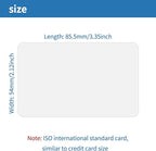 500 Pack - Premium Blank PVC Cards for ID Badge Printers - Premium Quality White CR80 30 Mil (CR8030) by KLMNDUO - Compatible with Most Photo ID Badge Printers(White)