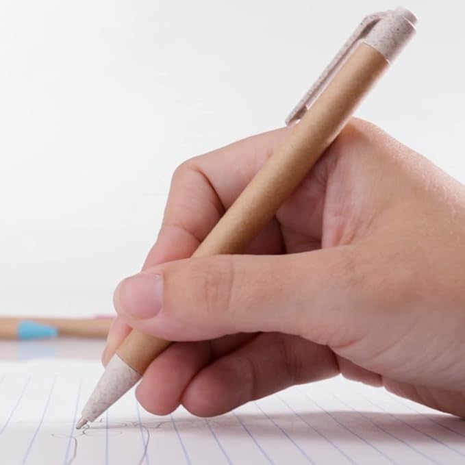 Simply Genius Bulk Retractable Ballpoint Pens - 100 Pack, 1 mm Tip, Black Ink, Multicolor Barrels - Smooth Writing & Comfortable Grip for Office, School & Home