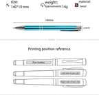Yucold Customized ballpoint pens in bulk, personalized ballpoint pens with free engraving, for use in companies, enterprises, graduation anniversaries (Purple,130)