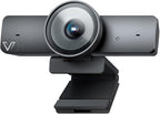 AV Access 4K Conference Room Camera, 1/1.8' Sensor, Individuals Gallery, 120° FOV, 5X Digital Zoom, Auto Framing, Presenter Tracking, Dual Mics, ePTZ, Privacy Cover, Work with Teams, Zoom, Meet